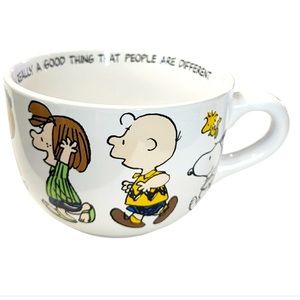 🌺 PEANUTS Charlie Brown big mug/soup bowl